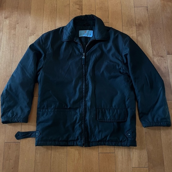 KENNETH COLE Zip Front Black Jacket Coat medium - Picture 1 of 4